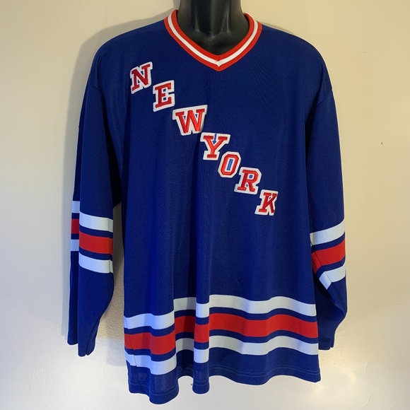 NHL Other - New York Rangers NHL Jersey Large Made by CCM 100% polyester Embroidered